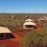 Deluxe Eco Tents nestled in bushland, Karijini Eco Retreat